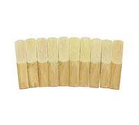 10Pcs Bamboo Reeds Strength 2.5 for Alto BE Sax Providing Excellent Sound Quality, Easily Mount with Smooth Workmanship, Ensuring Long Lifespan