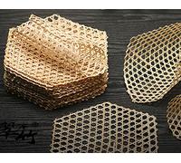10Pcs Bamboo Reusable Steamer Liner Mat Non Stick Steamer Liner Mesh Mat for Dumplings Baking Pastry Dinning Table Heat Resistant Table Mat