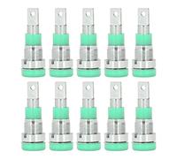 10Pcs Banana Socket 4mm High Performance Electrical Connections Tools for Various Applications (Green)