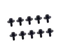 10pcs Bass Drum Screws Drum Part Percussion Drum Cow Bell Musical Accessories Drum Set Drum Lug Replacement Parts(Schwarz)