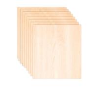 10Pcs Basswood Sheets for Crafts,Plywood with Smooth Surface for Laser Engraving And Cutting, Architectural Models, Staining,0.5cm 0.4cm thick(0.5x5x10cm)