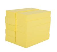 10PCS Bath Sponge for Adults and Children, Exfoliating Body Scrub Sponge, Shower Sponge with Soft PVA Material, Long - Lasting and Tear, Bright Colors for Whole Family Us (Large Yellow)