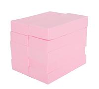 10pcs Bath Sponge Set, Exfoliating Body Scrub Sponge, Shower Sponge for Adults and Children, Soft PVA Material with Anti - Tensile Design, Bright Colors for Whole Family Use (Large Pink)