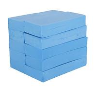 10pcs Bath Sponge Set, Exfoliating Body Scrub Sponge, Shower Sponge for Adults and Children, Soft PVA Material with Anti - Tensile Design, Bright Colors for Whole Family Use (Blue)