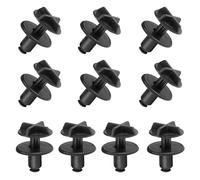 10pcs Battery Cover Cowl Panel Retainer Clips LR024316 - Black Nylon Plastic Clips for Range Rover & Land Rover - 9mm Hole Fit, Interior Trim Accessories