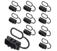 10Pcs Battery Quick Connector Dust Cover, 175A Power Connector Dust Soft Cover, Rubber Dust Water Resistant Connector Cap for Anderson Plug Cover Style Connectors