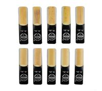 10pcs Bb Tenor Saxophone Reeds with Strength Options 1 5 to 4 0 for Sax Parts Designed to Deliver Resonant Sound and Stable Pitch (Hardness 2.0)