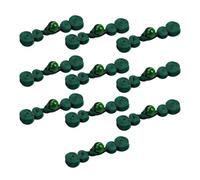 10Pcs Bead Buttons for Cheongsam Dresses Traditional Chinese Costume Closures Soft Fabric Knot Accessories Handcrafted Bead Buttons