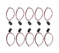 10pcs Beam Break Sensors High Accuracy Interruption Detection Fast 2ms Response Time Plugs & Play Setups for Electronics Precise Sensors