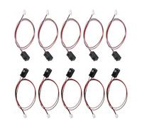 10pcs Beam Break Sensors High Accuracy Interruption Detection Fast 2ms Response Time Plugs & Play Setups for Electronics Beam Switches