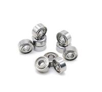 10PCS Bearing 683ZZ 684ZZ 685ZZ 686ZZ 687ZZ 688ZZ 689ZZ Ball Bearings ABEC-7 Deep Groove Pulley Wheel Bearing(687ZZ-10PCS)