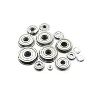 10pcs Bearings 2mm 3mm 4mm 5mm 6mm 7mm 8mm 9mm Bore MF115 MF52 F608 MF105 MF106 F695 F688 ZZ Ball Bearing with(5x16x5mm)
