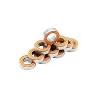 10PCS Bearings 5X16X5 mm S625 2RS Stainless Steel Hybrid Ceramic Air Bearing S625RS For Fishing reels