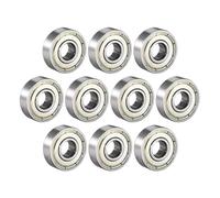 10PCS Bearings 603 604 605 606 607 608zz 608-2RS 609 623 624 625 626 627 628 629 ZZ RS deep Groove Ball Bearings(ZZ,ABEC-5-607 7X19X6)