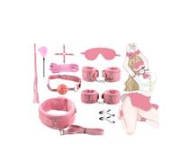 10Pcs Bed Restraints Bondage Gear Sex Accessories Furniture Hand Cuff Set for Adults Couples Bedroom Resistance Bands with Ankle Strap Sexual Bed Restraint for Under Queen King Size Mattress Sweater