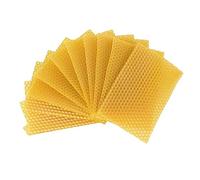 10pcs Bee Wax Foundation Bee Hive Wax Frames Base Sheets Bee Comb Honey Frame Equipment Beekeeper Sheets Beeswax 9x13cm