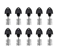 10Pcs Beer Faucet Cleaning Brushes Anti-mosquito Dust Brush Black Plastic Home Cleaning Brush
