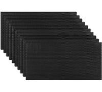 10pcs Beeswax Foundation Sheets, Plastic Foundations for Bee Frames, Honeycomb Foundation for Beekeeping Supply, Black