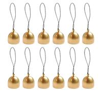 10PCS Bells Mini Christmas Metal Decorative Vintage Hanging Tiny Ornament Wind Making Tree for Wedding,Decoration