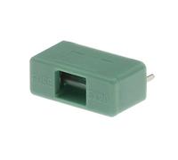 10PCS BF-012 Mini Mounted 5 * 20mm Bayonet Type Fuse Holder with Cover Green Color PCB Terminal Foot Distance 15mm 22mm Protected circuits (Size : 25A)