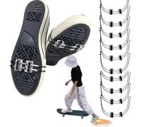10Pcs Bicycle Friction Spark Tool Pads, Motorcycle, Bicycle Pads, Skateboard Accessories, Foot Brake Sparking Foot Pressure Slider Riding Shoe Covers