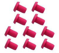 10pcs Bike Handlebar End Cap TPE Expansion Lock Stopper for MTB Road Folding Bike Scooter Fits 17-19mm Inner Diameter 30mm Max Outer Weather Resistant Easy Tool Free Installation M(Bright Pink)