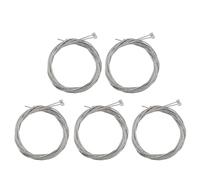 10Pcs Bike Shifter Cable, Stainless Steel Bicycle Gear Cable, Rustproof Shift Cable Wire for Mountain Bike Road Bike, 2.1m Length with Zinc Head for Smooth Shifting and Durability