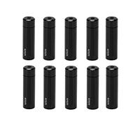 10Pcs Bikes Shift Cable End Caps, 4mm/0.2in Bikes Cable Ends Crimps Bikes Brake Cable End Caps Bikes Brake Cable End Tips Cycling Caps for Bikes (Black)