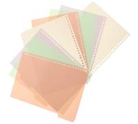 10pcs Binder Tabs Pp Plastic Page Dividers for Quick Reference