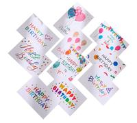 10pcs Birthday Greeting Card Paper Folded Note for Birthday Gifts | Delicate Design, Not Easy to Break or Fade, Ready for Parents, , Envelopes