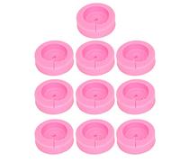10PCS Biscuit Silicone Mould, DIY Cake Decoration Fondant Chocolates Mold, Baking Tools Set with High Temperature Resistance, Easy Release Silicone for Candy, Soap, Candle Ma