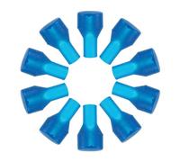 10pcs Bite Valve Replacement for Camelbak, Blue Silicone Hydration Pack Bite Valve Mouthpiece Replacement Parts Dust Cover Accessories for Hydration Bladder