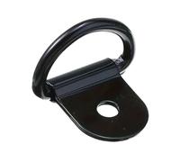 10PCS Black 3.6 cm*2.5 cm D Shape Pull Hook Tie Down Anchor Ring Iron Stainless Steel Cargo Tie Down Ring For Truck Trailers RV Boats Accessories