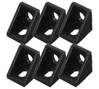 10pcs Black 90 Degree L Shaped Corner Bracket Connector Set 4040