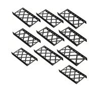 10pcs Black Acrylic Modular Trading Card Risers for Optimal Viewing in Displays and Retail (#1)