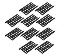 10pcs Black Acrylic Modular Trading Card Risers for Optimal Viewing in Displays and Retail (#4)