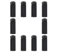 10pcs Black Aluminium Alloy Dart Wing Protector Fixed 90 Degree