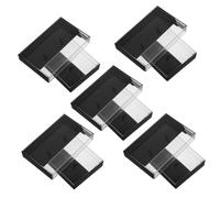 10pcs Black Cassette Storage Case Vintage Audio Tape Organizer Protective Plastic Holder for Blank Voice Recording Tapes Suitable for Music Lovers and Collectors