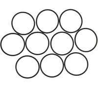 10Pcs Black Disk Drive Rubber Belt Replacement for Xbox 360, Replacement Belt Kit for Rock Tumblers, Parts Accessories