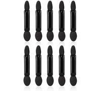 10Pcs Black Double-sided Sponge Eyeshadow Brush Mini Stick Brushes Travel Eye Makeup Brush Eyeshadow Brushes