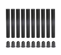 10pcs Black Empty Mascara Tube for DIY Eyelash Container, 4ml Refillable Plastic Bottle for Travel Camping