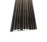 10PCS Black Glass Fiber Bar Diameter 1 to 11mm Solid Fiberglass Rod Length 500mm(9.0x500mm)(10.0x500mm)