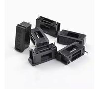 10pcs Black Glass Fuse Holder 5x20mm - Durable Insurance Tube Socket for 5x20mm Glass Ceramic Fuses(0.5A,Holder WITHOUT FUSE)