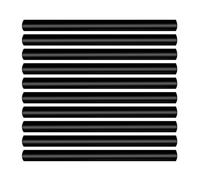 10Pcs Black Hot Glues Sticks Melt Melt Adhesive for Car Colored Sticks for Hot