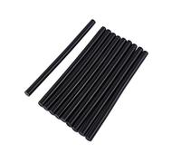 10Pcs Black Hot Melt Glue Sticks Hot Melt Glue Sticks for Electric Glue Gun DIY Stick Ideal for Electric Tool Heating Glue Guns (11 * 200mm)