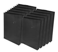10pcs Black Kraft Paper String Tie File Envelope for A4 Documents | Cabinet-friendly Fit, Portable Document Holder, Long-term Storage for Resumes, Home Filing and Meetings