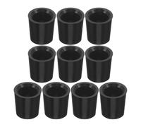 10pcs Black Plastic Golf Club Ferrule Sleeve for Hybrids and Rebuilds