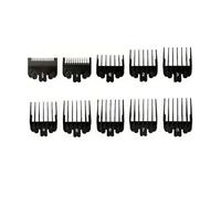 10Pcs Black Plastic Hair Clipper Limit Comb For Men Barber Hair Trimmer Cutting Guide Replacement Attachment Salon Styling Tools(10pcs black)