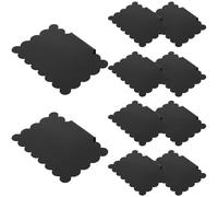 10pcs Black PVC Clip-on Price Label Holder for Basket Storage Bins