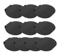 10pcs Black PVC Erasable Chalkboard Label Clips for Storage Bins